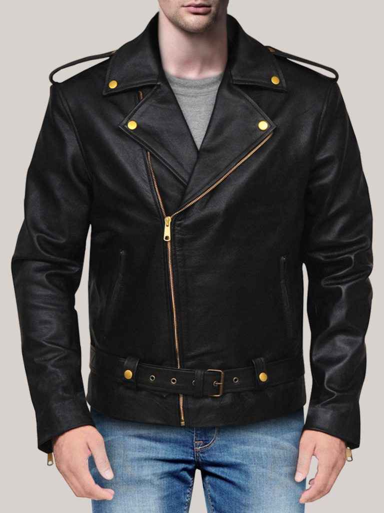 Black Leather Jacket For Men | LJ.com