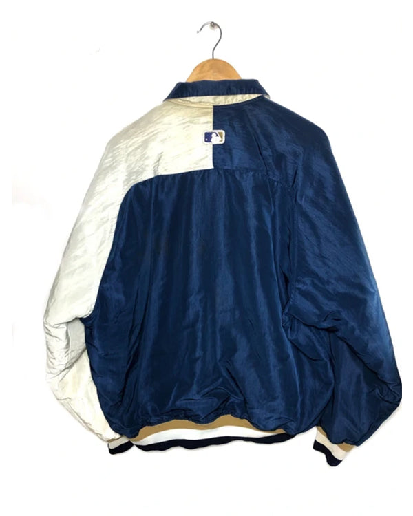 Selena Quintanilla Blue and White Cotton Bomber Jacket
