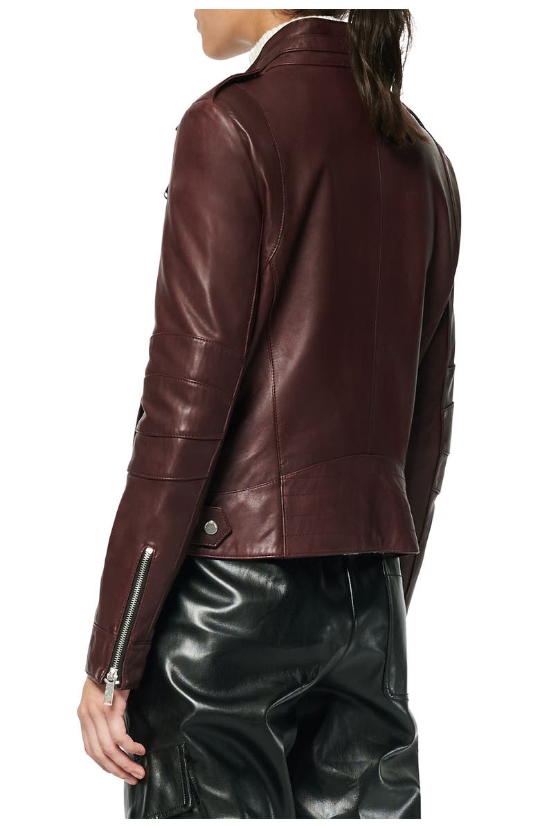 womens Dark Brown Real Leather jacket - LJ